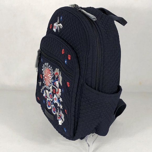 NWT/NIP VB Small Backpack Embroidered Navy - Picture 5 of 13
